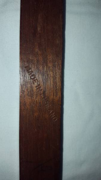 Vintage Triangular Cribbage Board