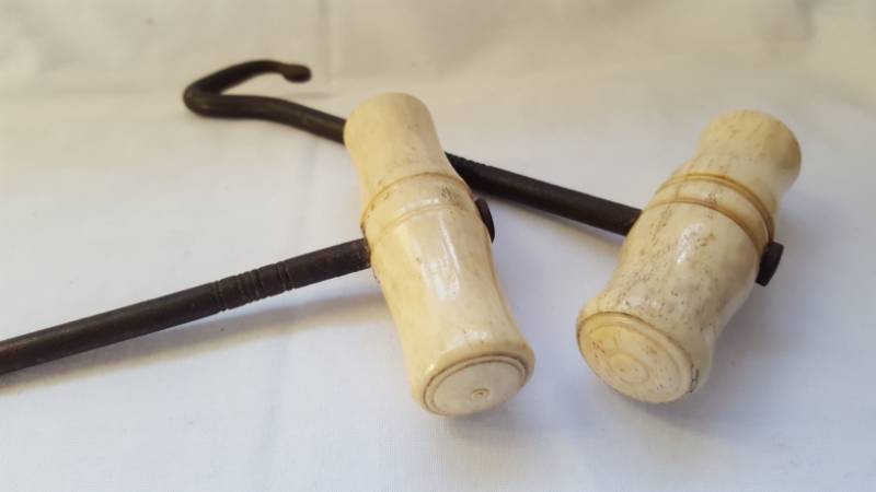 Pair of Bone Boot Pulls