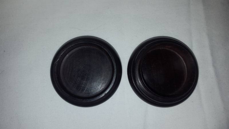 Rosewood Tunbridge Ware Rouge Pot