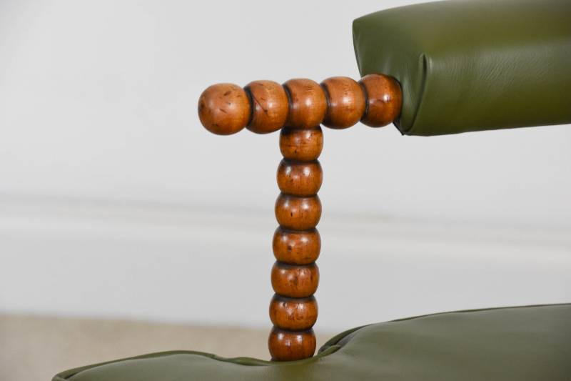 C. 1830 Bobbin Turned Lounging Chair