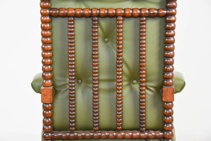 C. 1830 Bobbin Turned Lounging Chair
