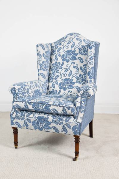 Georgian Style late Victorian Wing Chair
