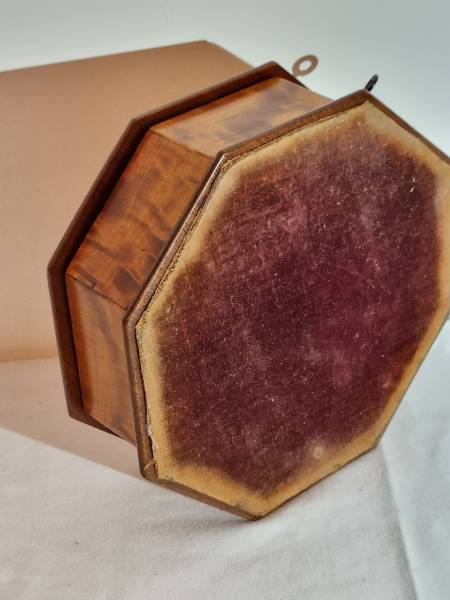 Georgian Satinwood Octagonal Jewellery Box 