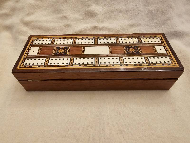 Victorian Cribbage Box 